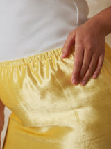 013 midi skirt with slit in velvet