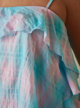 032 ruffle detail cotton voile camisole